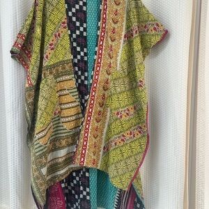 Multicolor Bohemian Kimono